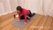 Woman doing Buttocks Stretch for the Piriformis Muscle