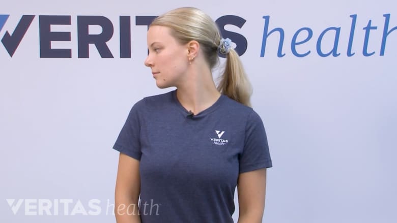 McKenzie method neck exercise neck rotation.