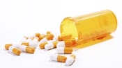 Spilled bottle of pills