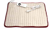 Heating pad with control and plug