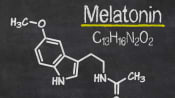 The element composing melatonin, C13H16N2O2
