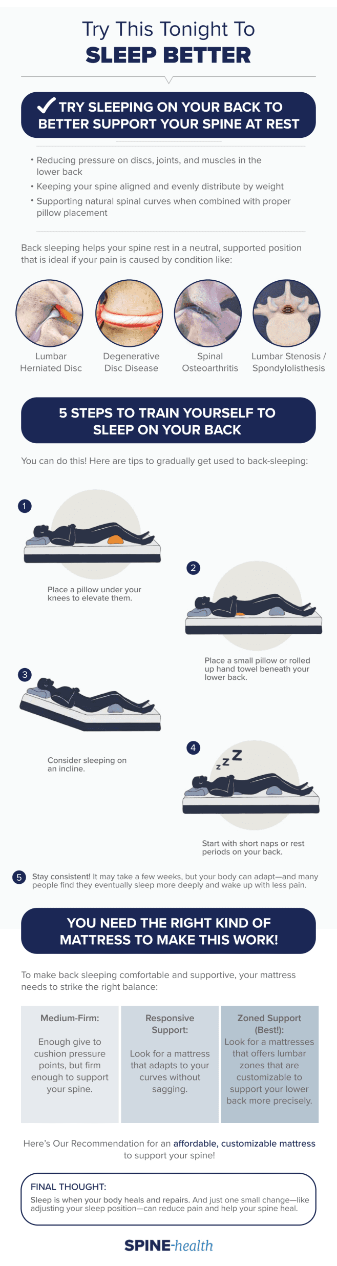 Sleep Better with Back Pain Tips