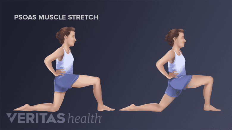 Psoas muscle stretch